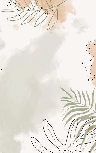 Papier peint panoramique aquarelle végétale