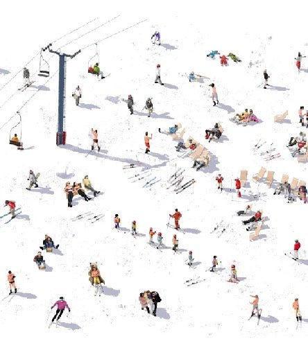 Papier peint panoramique après ski
