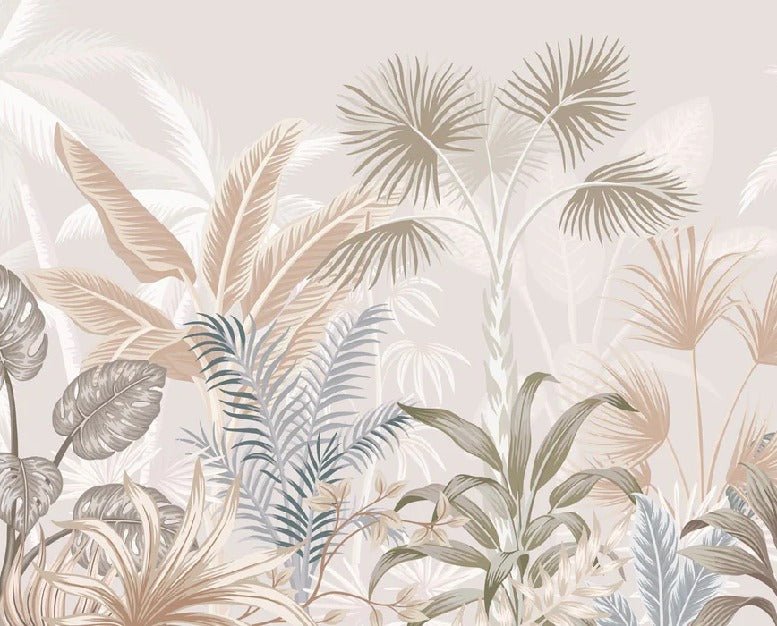 Papier peint panoramique jungle terracotta, XXL, tendance