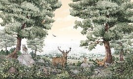 Papier peint vie des animaux, XXL, tendance