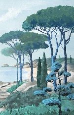 Papier peint balade dans les calanques, XXL, tendance