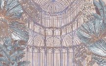 Papier peint verrière végétale, XXL, tendance