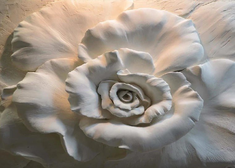 Papier peint Flower Sculpture 3D