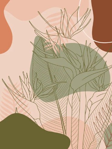 Papier peint panoramique art paint, XXL, tendance