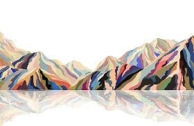 Papier peint Annecy arty color, XXL, tendance