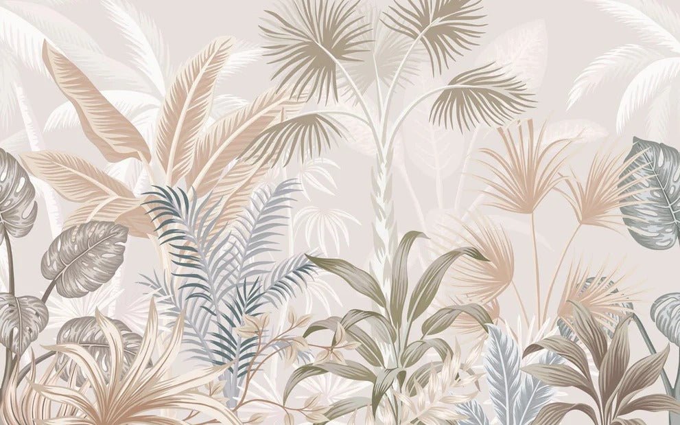 Papier peint panoramique jungle terracotta, XXL, tendance