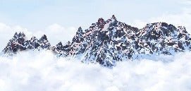 Papier peint Mont Blanc toile des Cimes