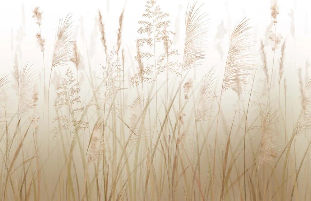 Papier peint fleur des champs de blé, XXL, tendance