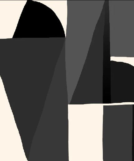 Papier peint Memphis style noir, XXL, tendance