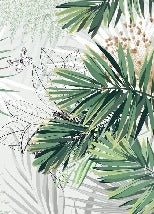 Papier peint panoramique nature green palm