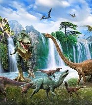Papier peint Dinosaures 3D