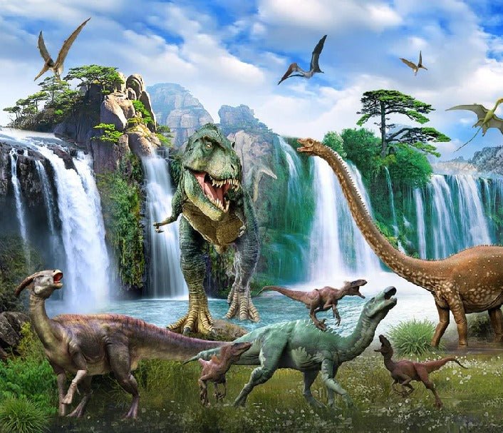Papier peint Dinosaures 3D