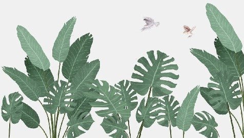 Papier peint jungle essence bananier, XXL, tendance