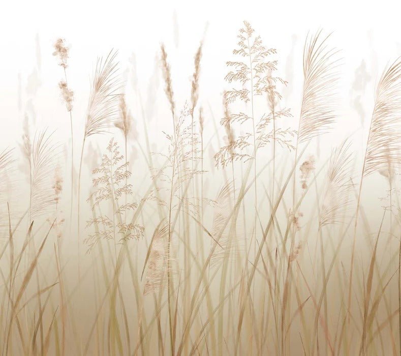 Papier peint fleur des champs de blé, XXL, tendance