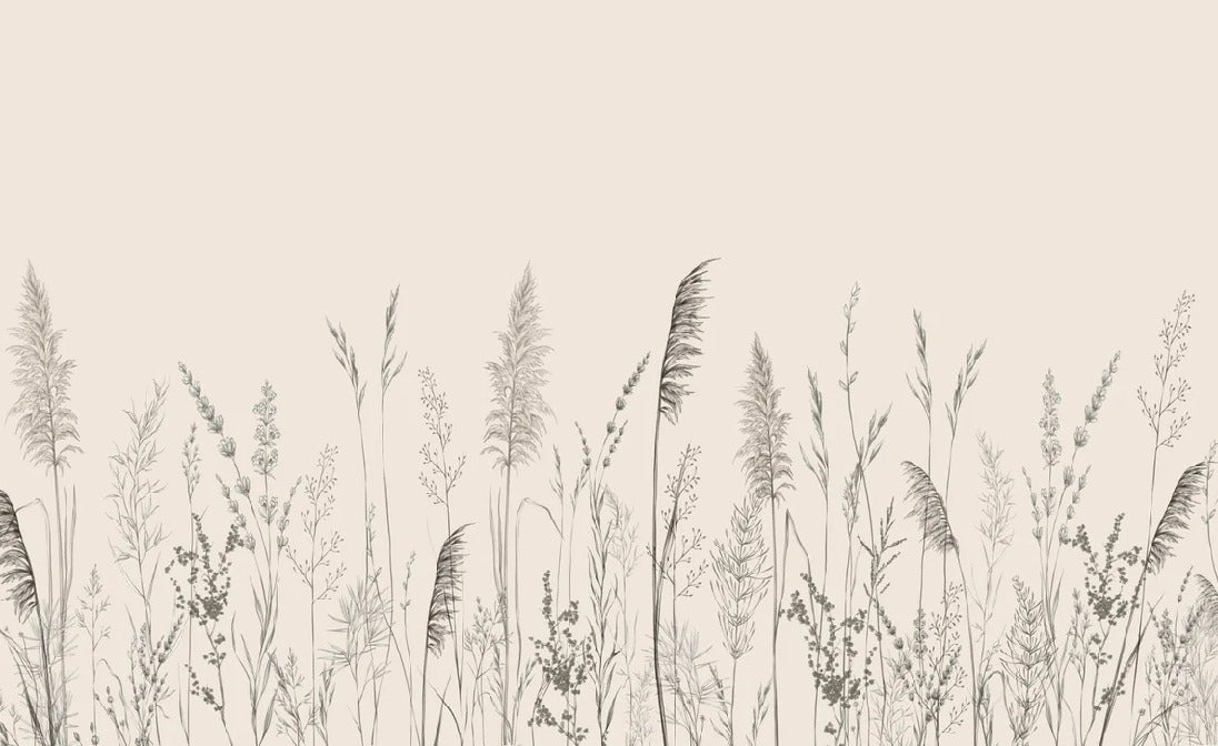 Papier peint panoramique prairie sauvage