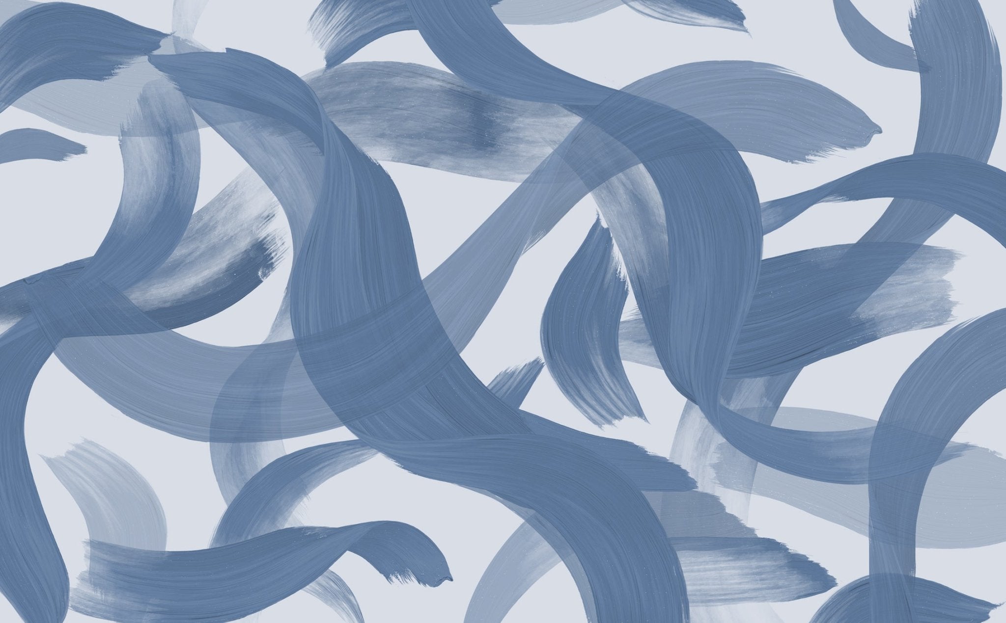 Papier peint contemporain – Bleu vibration, XXL, tendance