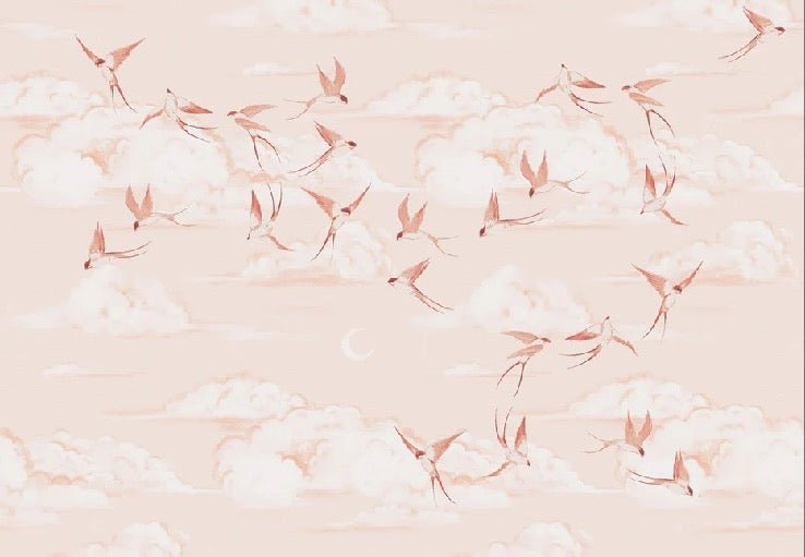 Papier peint chambre enfant poétique terracotta, XXL, tendance