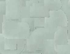 Papier peint panoramique découpé vert