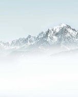 Papier peint Mont Blanc dans la brume, XXL, tendance