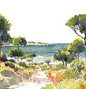 Papier peint panoramique air estival, XXL, tendance