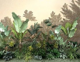 Papier peint salle de bain Jungle tendance indonésia