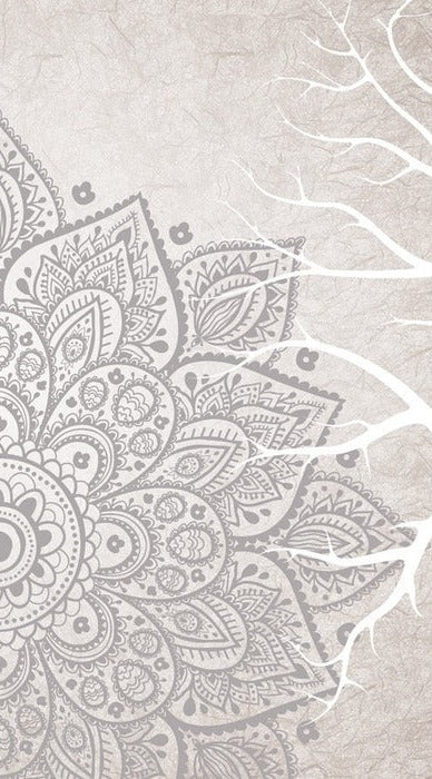 Papier peint intissé mandala bohème indien