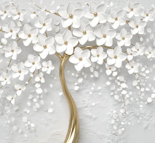 Papier peint toilette tree 3D, XXL, tendance