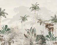 Papier peint panoramique jungle eden vert, XXL, tendance