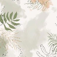 Papier peint panoramique aquarelle végétale