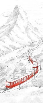 Papier peint panoramique Mont Cervin