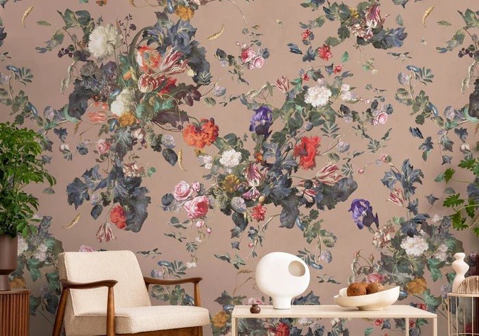 Papier peint plantes grimpantes vintage
