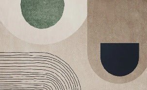 Papier peint arche esquisse géométrique, XXL, tendance