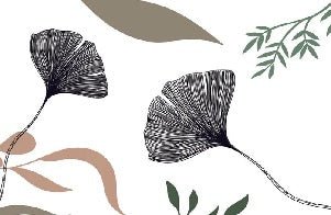 Floral artist ginkgo wallpaper