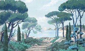 Wallpaper stroll in the calanques