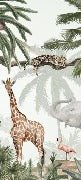 Papier peint enfant jungle paisible