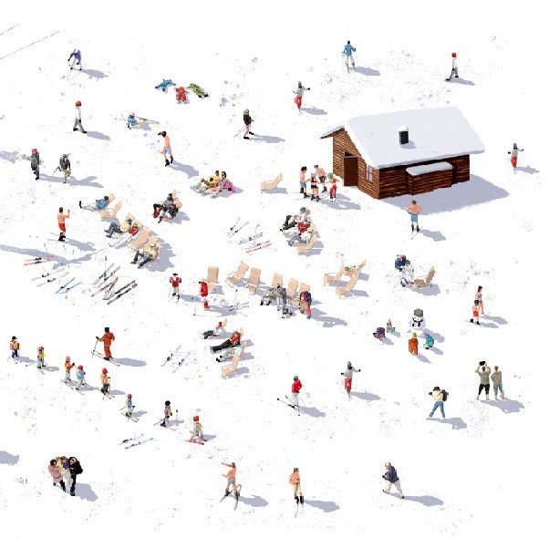 Papier peint panoramique après ski