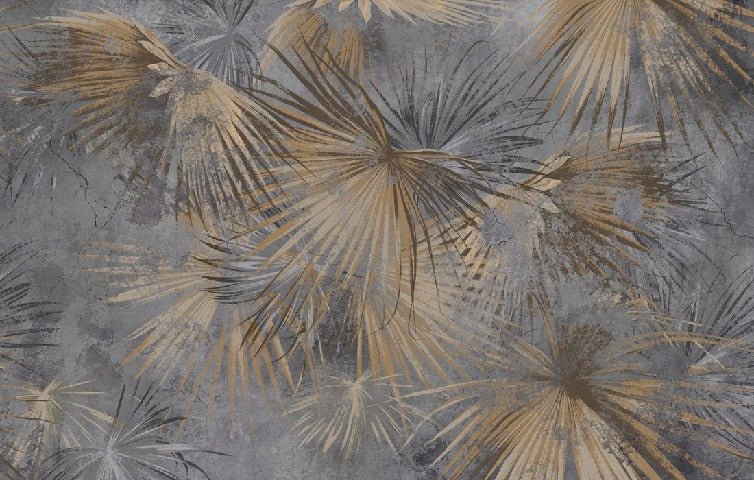 Papier peint panoramique palm vintage, XXL, tendance