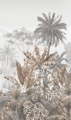 Tropical sepia wallpaper