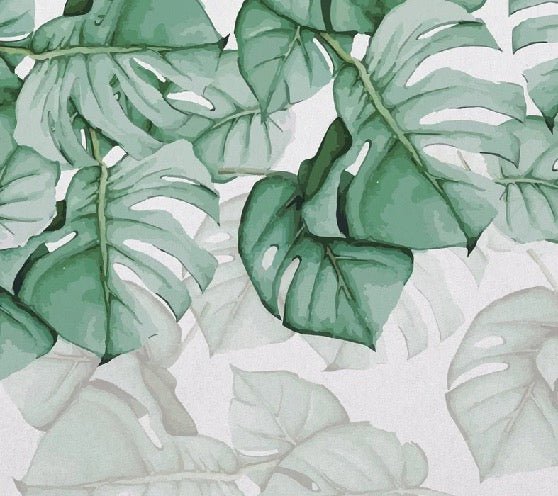 Papier peint Large Leaf & Scandinave, XXL, tendance