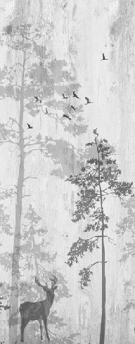 Papier peint Forêt Nostalgique, XXL, tendance