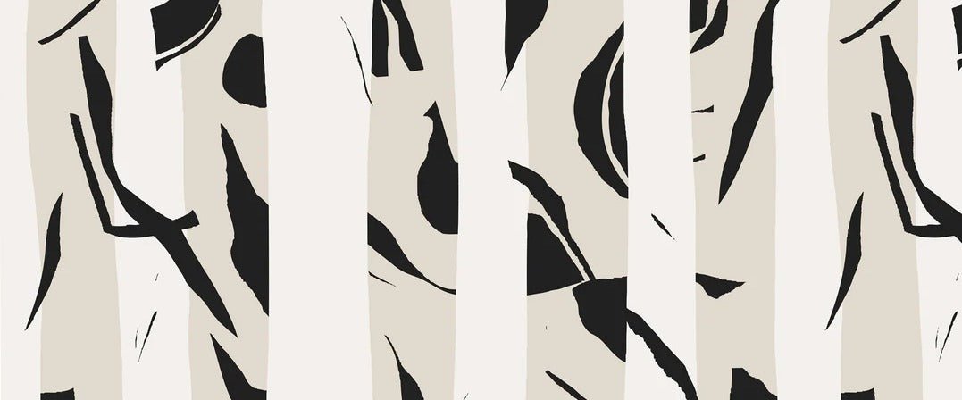 Papier peint rayure bichrome, XXL, tendance