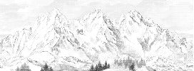 Papier peint montagne sommets de Chamonix