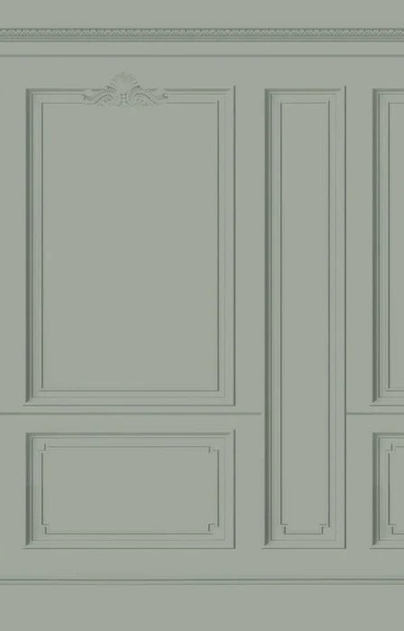 Papier peint Haussmann Vert de gris