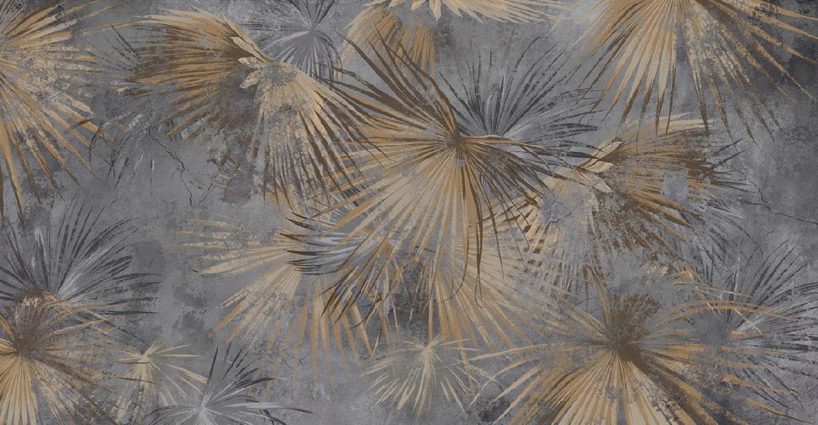 Papier peint panoramique palm vintage, XXL, tendance