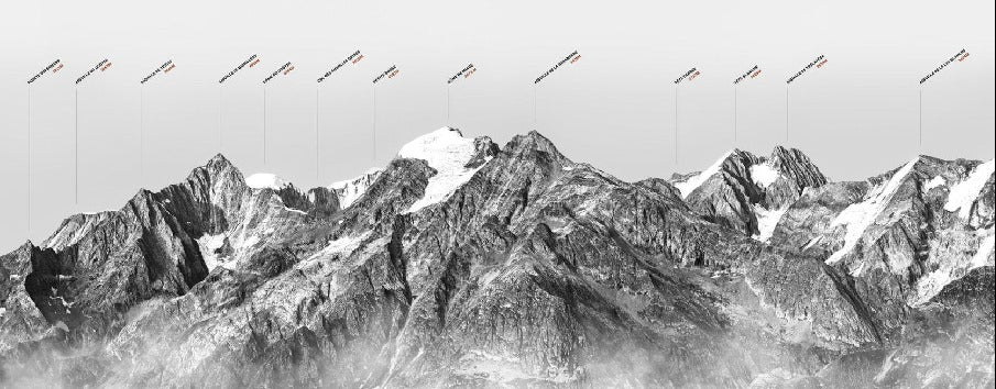 Papier peint montagne dôme Alpin