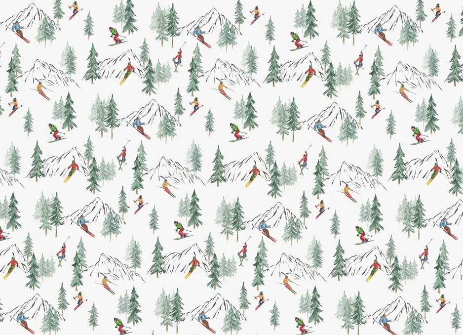 Alpine glides wallpaper
