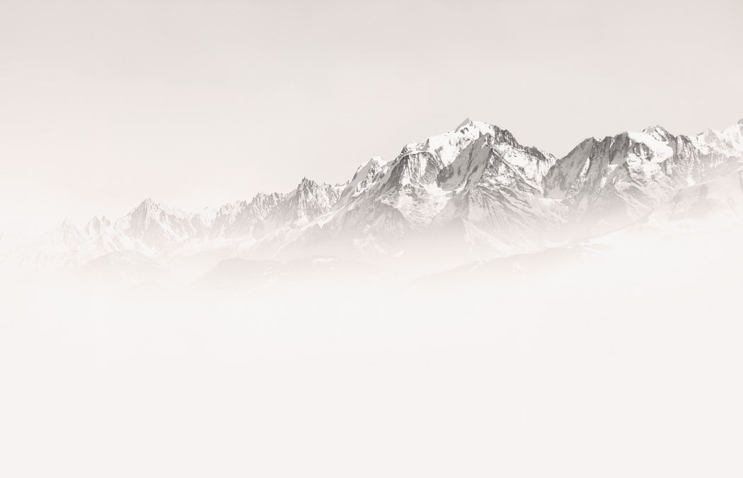 Misty morning wallpaper Mont Blanc