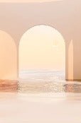 Papier peint panoramique design sunset arch