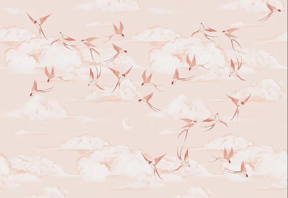 Papier peint chambre enfant poétique terracotta, XXL, tendance