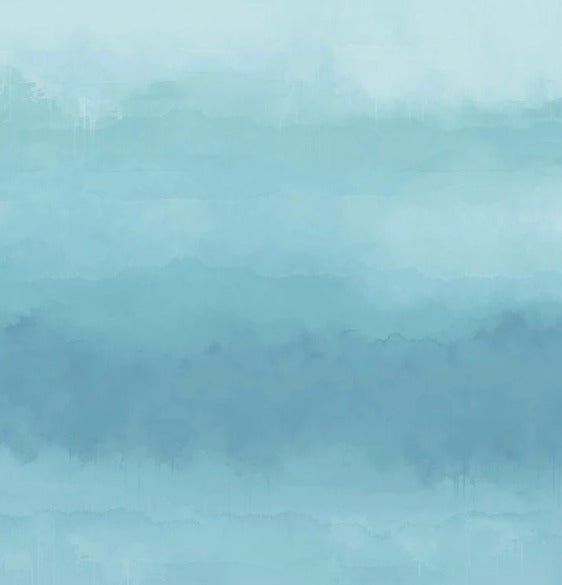 Papier peint panoramique dégradé bleu, XXL, tendance